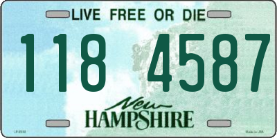 NH license plate 1184587