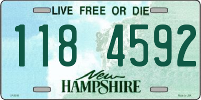 NH license plate 1184592
