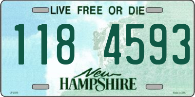 NH license plate 1184593