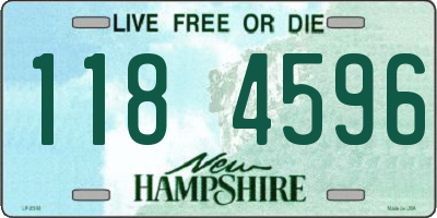 NH license plate 1184596