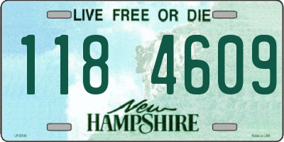 NH license plate 1184609