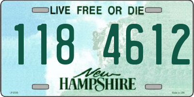 NH license plate 1184612