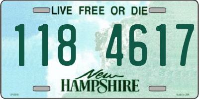 NH license plate 1184617