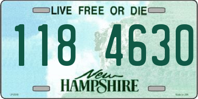 NH license plate 1184630