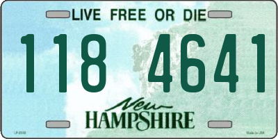NH license plate 1184641