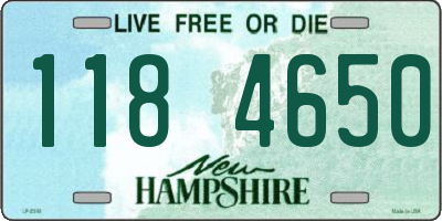 NH license plate 1184650
