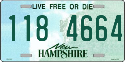 NH license plate 1184664