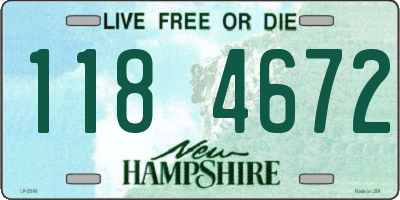 NH license plate 1184672