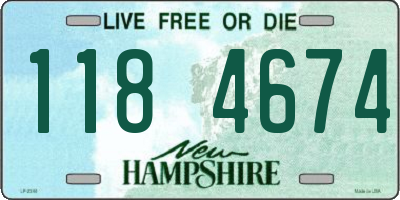NH license plate 1184674