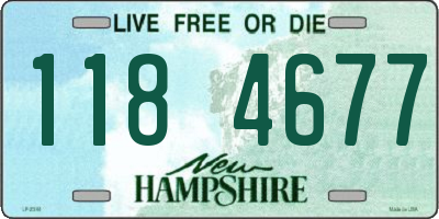 NH license plate 1184677