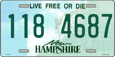 NH license plate 1184687