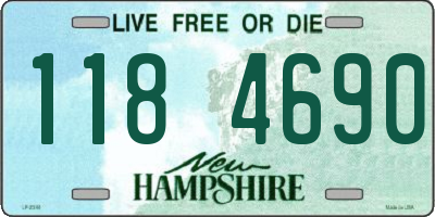 NH license plate 1184690