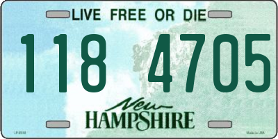NH license plate 1184705
