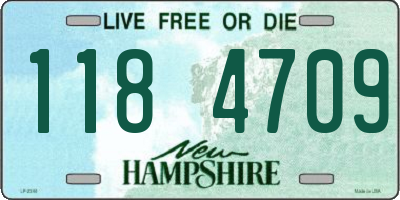NH license plate 1184709