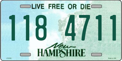 NH license plate 1184711