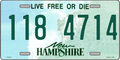 NH license plate 1184714