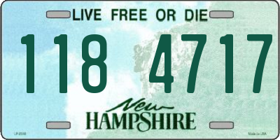 NH license plate 1184717