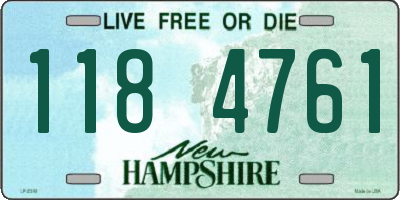 NH license plate 1184761
