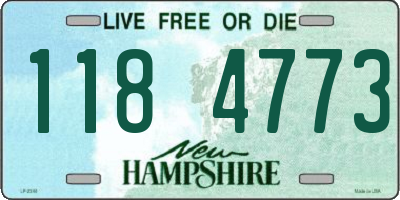 NH license plate 1184773