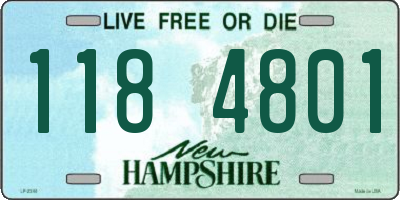 NH license plate 1184801