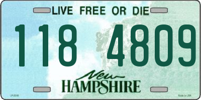 NH license plate 1184809