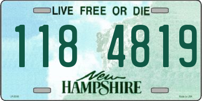 NH license plate 1184819