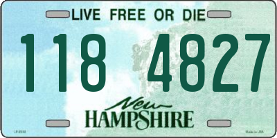NH license plate 1184827