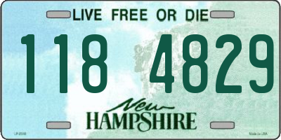 NH license plate 1184829
