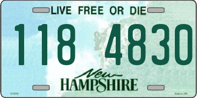 NH license plate 1184830