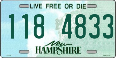 NH license plate 1184833