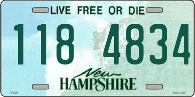 NH license plate 1184834
