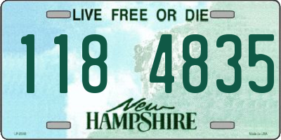 NH license plate 1184835