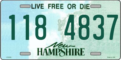NH license plate 1184837