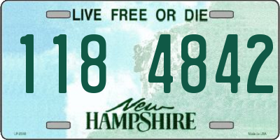 NH license plate 1184842