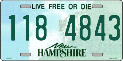 NH license plate 1184843