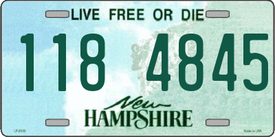 NH license plate 1184845