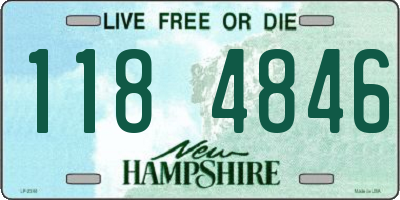 NH license plate 1184846