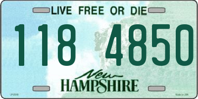 NH license plate 1184850