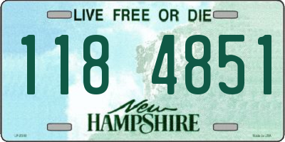 NH license plate 1184851