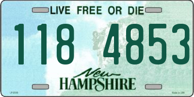 NH license plate 1184853