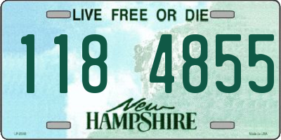 NH license plate 1184855