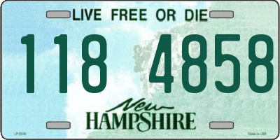 NH license plate 1184858