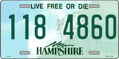 NH license plate 1184860