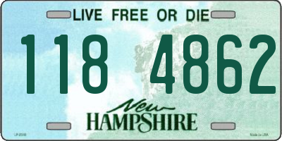 NH license plate 1184862