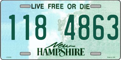 NH license plate 1184863
