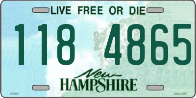 NH license plate 1184865