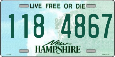 NH license plate 1184867
