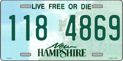 NH license plate 1184869