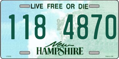 NH license plate 1184870