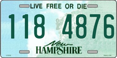 NH license plate 1184876